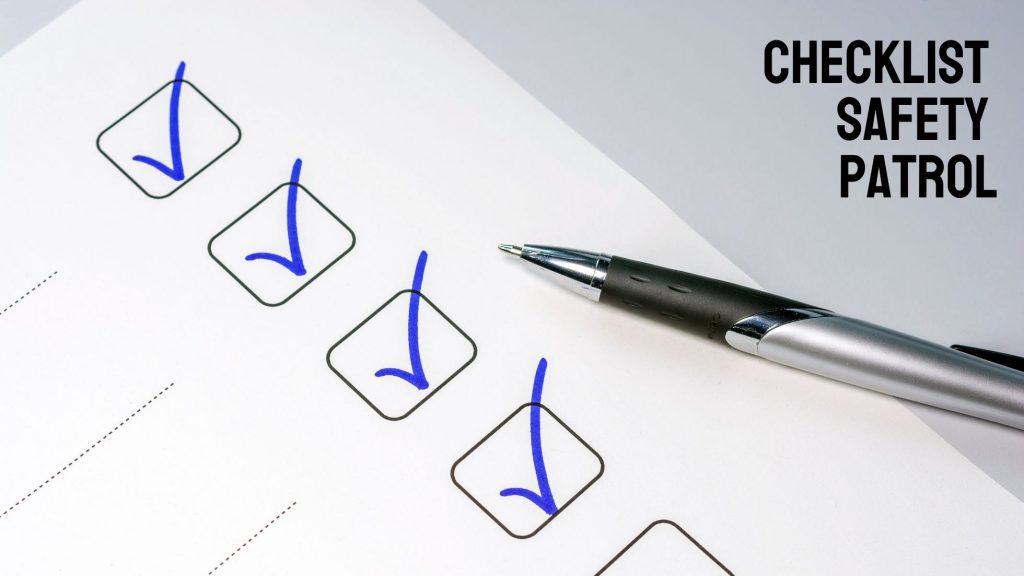 contoh checklist safety patrol